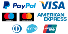 Pagamenti sicuri PayPal e Carte di credito